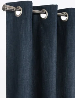 Textured Blackout Curtain Panel