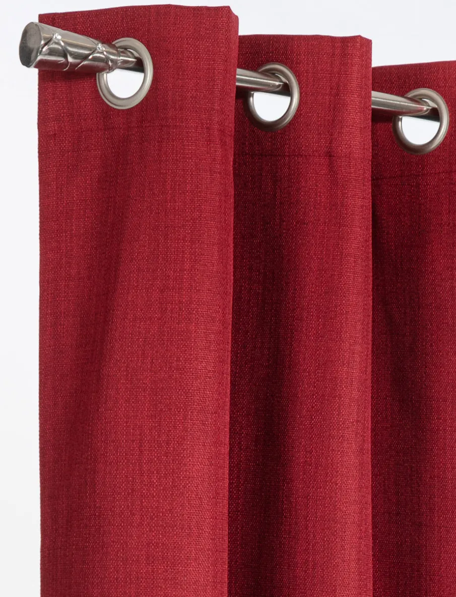 Textured Blackout Curtain Panel