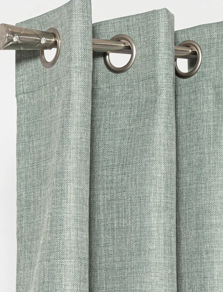 Textured Blackout Curtain Panel