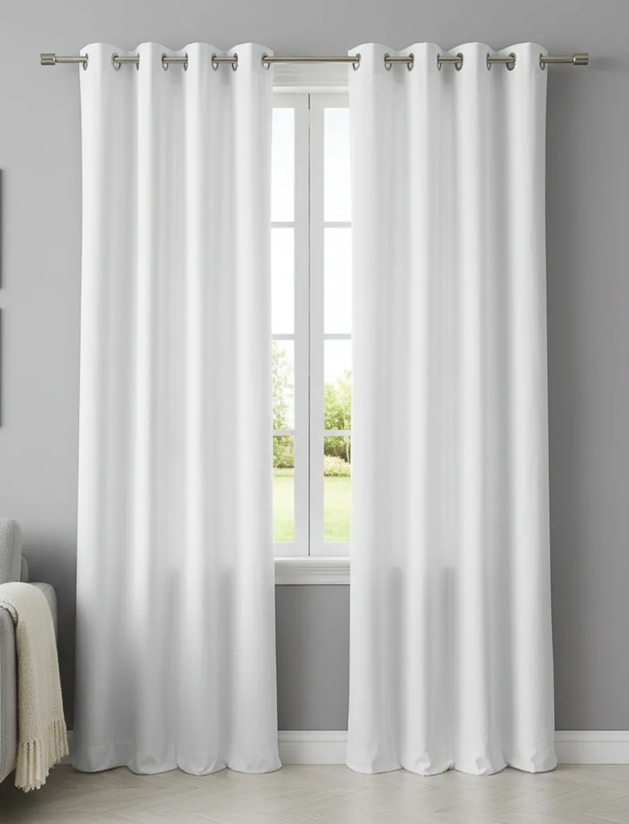 Textured Blackout Curtain Panel