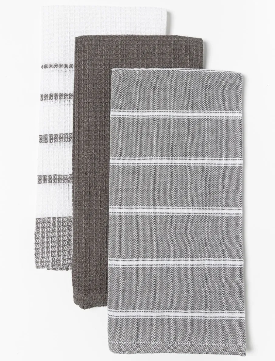 Textured Dish Towels - Pack of 3