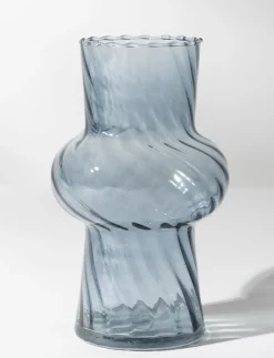 Textured Glass Vase
