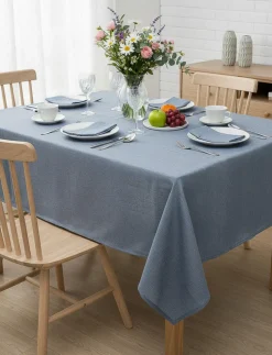Textured Jacquard Tablecloth - 52 x 70 in