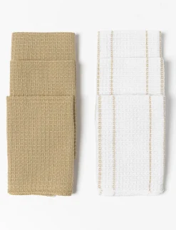Textured Kitchen Towels - Pack of 6