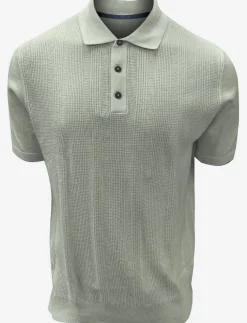 Textured Knit Polo