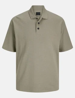 Textured Knit Polo