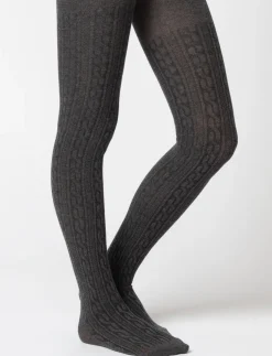 Textured Opaque Tights