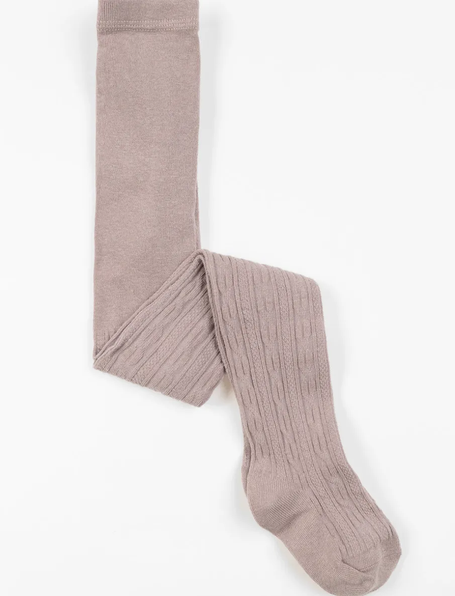 Textured Opaque Tights - Baby Girl