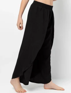 Textured Pants with Slits