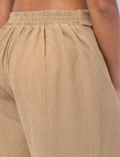 Textured Pants with Slits