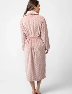 Textured Plush Bathrobe