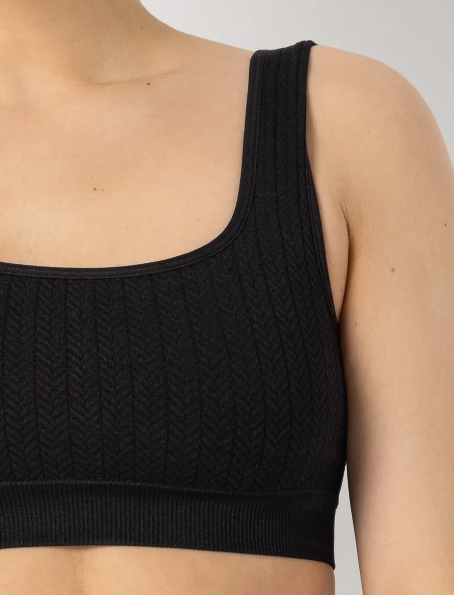 Textured Seamless Bralette