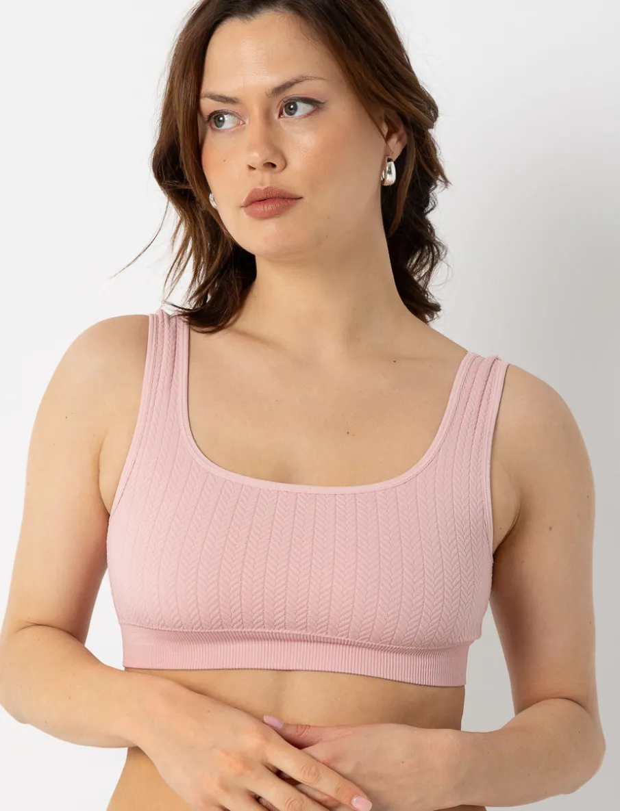 Textured Seamless Bralette