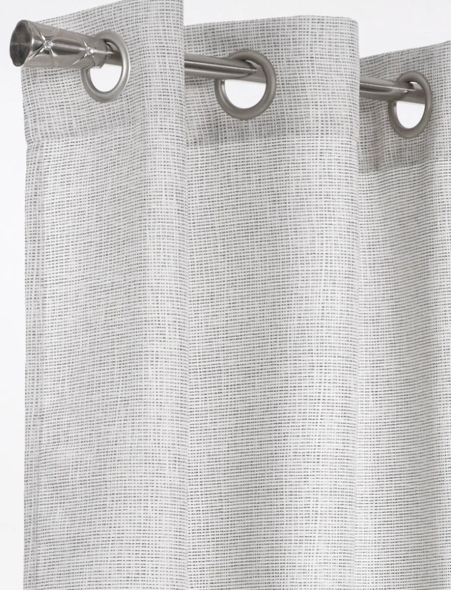 Textured Semi-sheer Curtain Panel