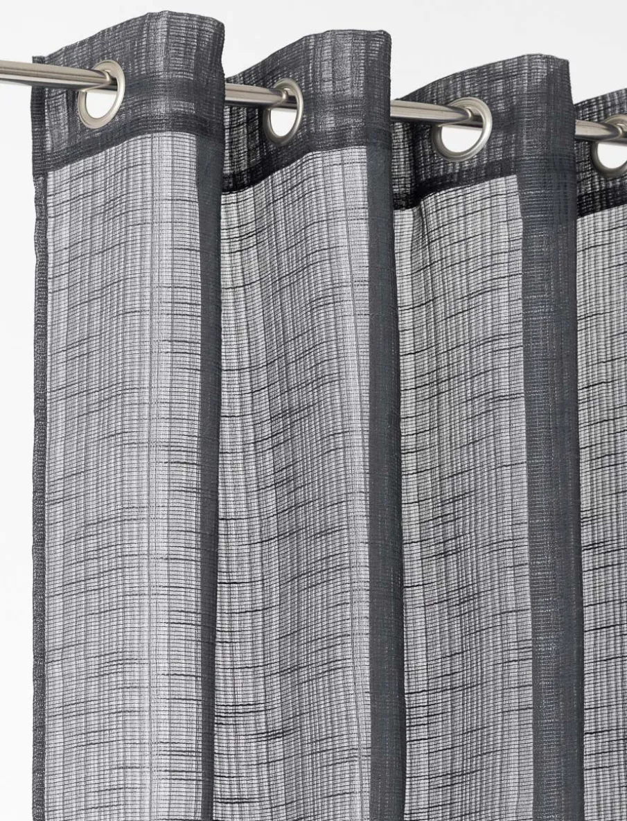 Textured Sheer Curtain Panel