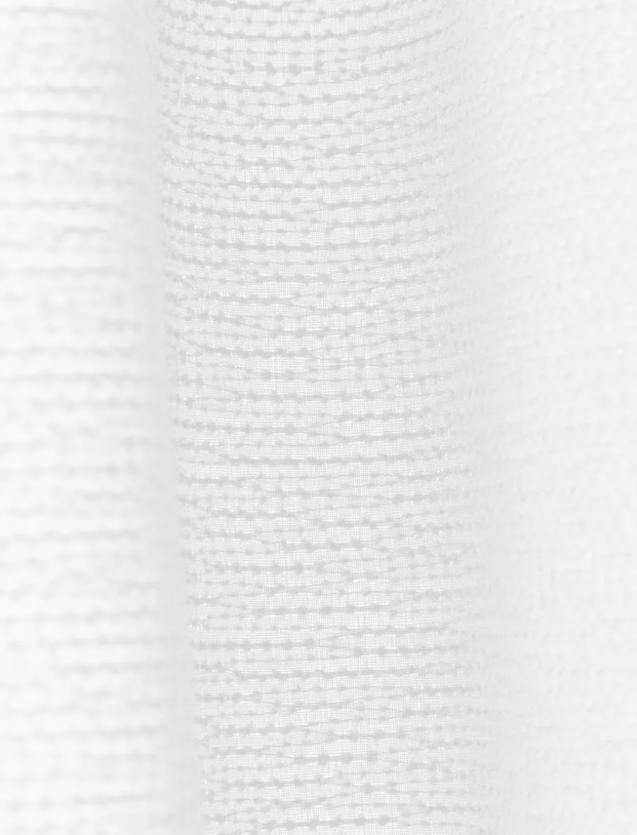 Textured Tulle Curtain Panel