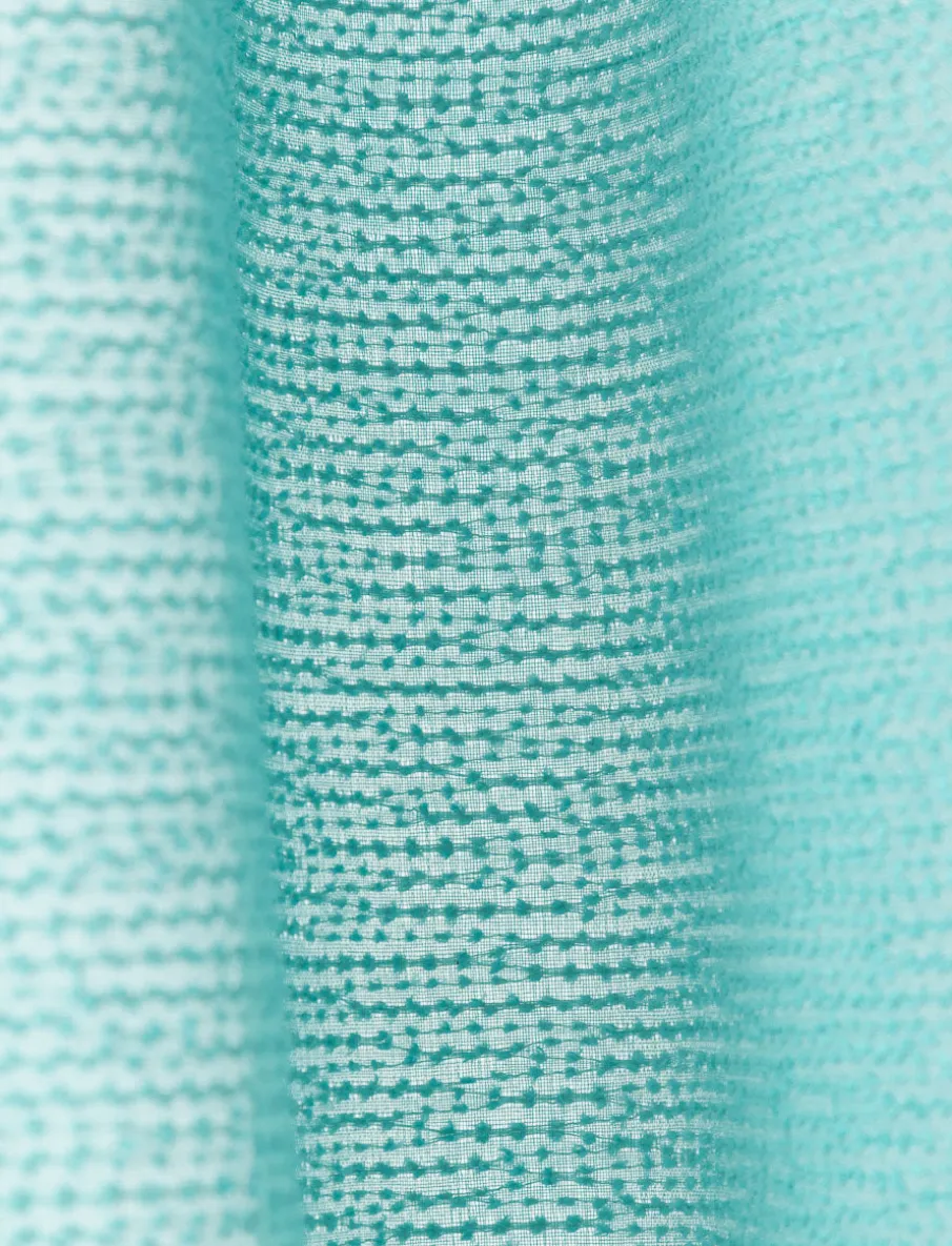 Textured Tulle Curtain Panel