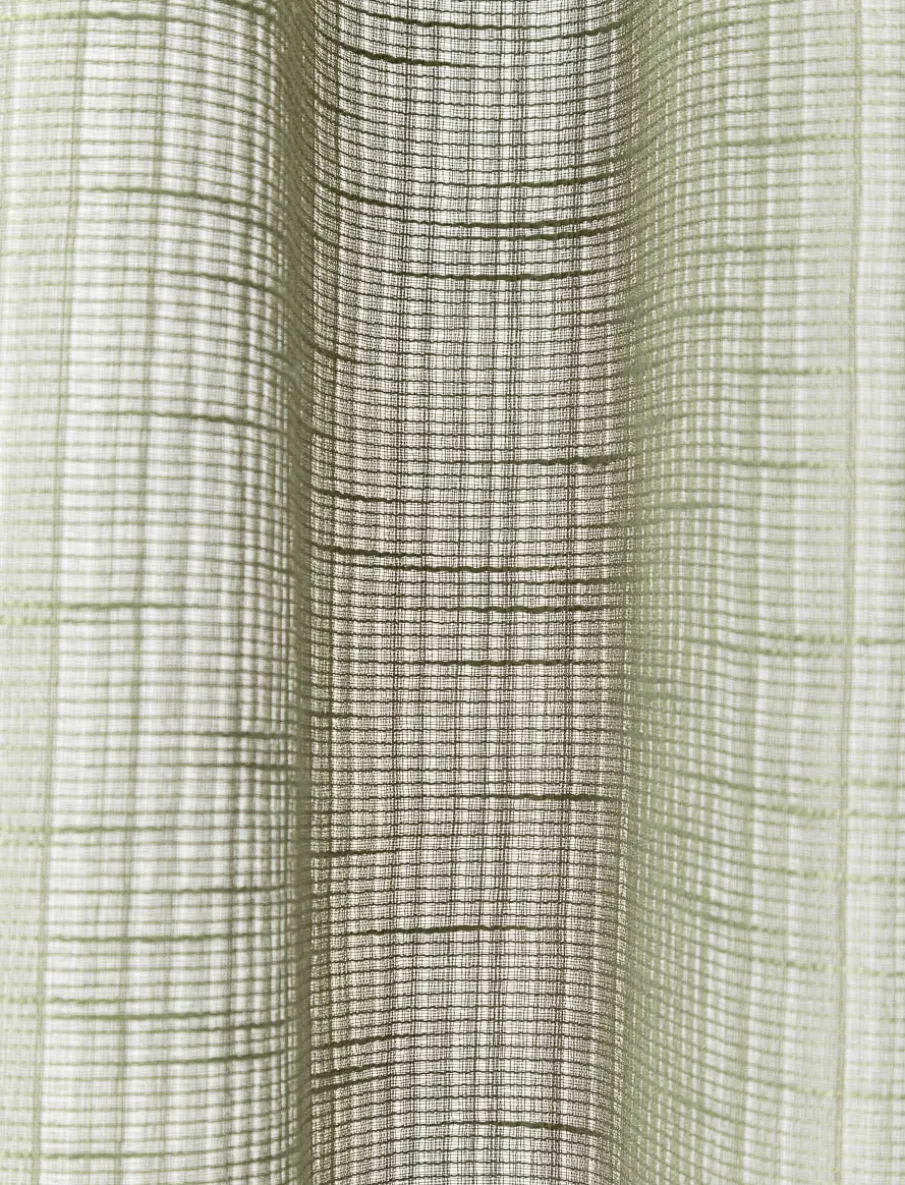 Textured Tulle Curtain Panel