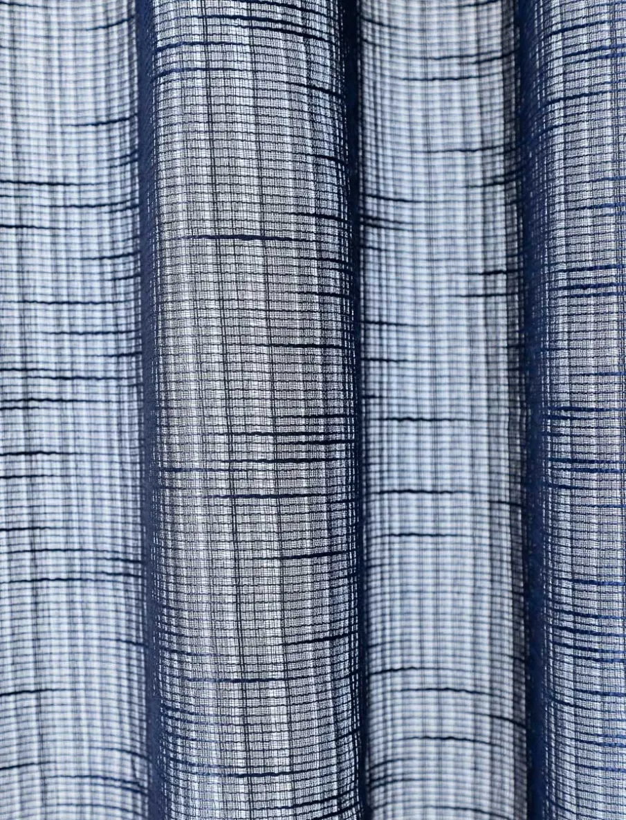 Textured Tulle Curtain Panel