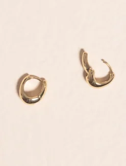 Thick Hoop Earrings
