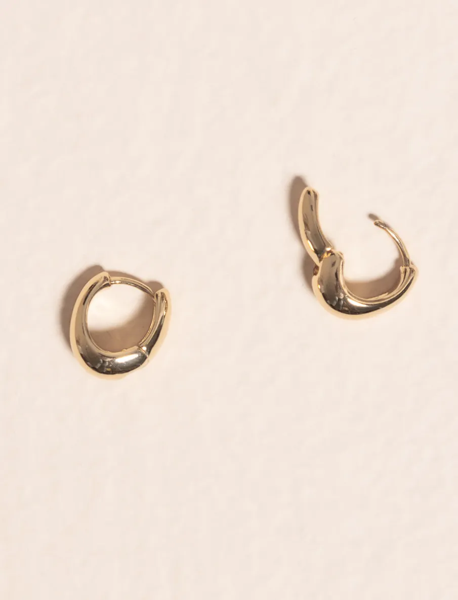 Thick Hoop Earrings