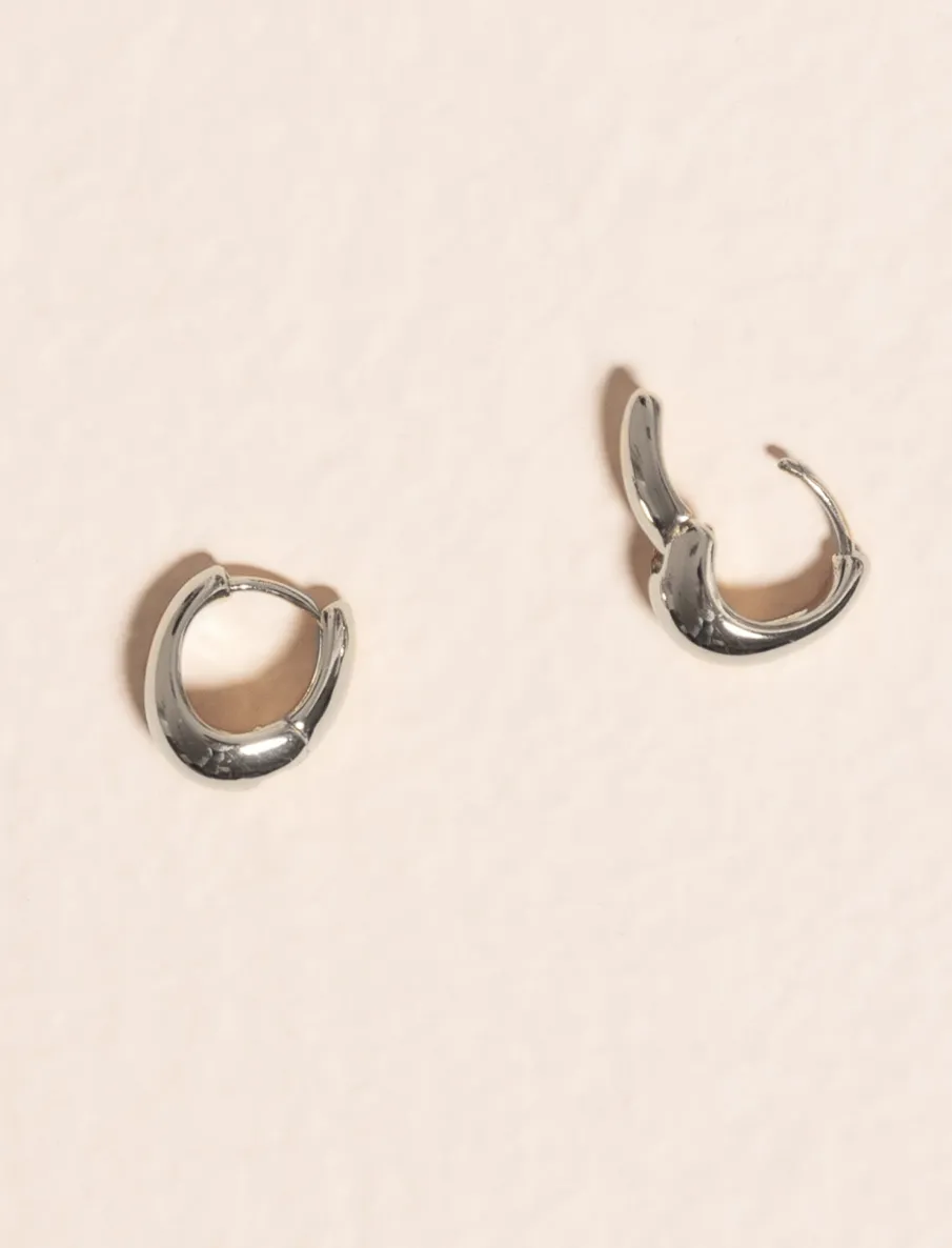 Thick Hoop Earrings