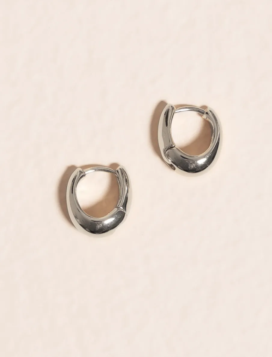 Thick Hoop Earrings