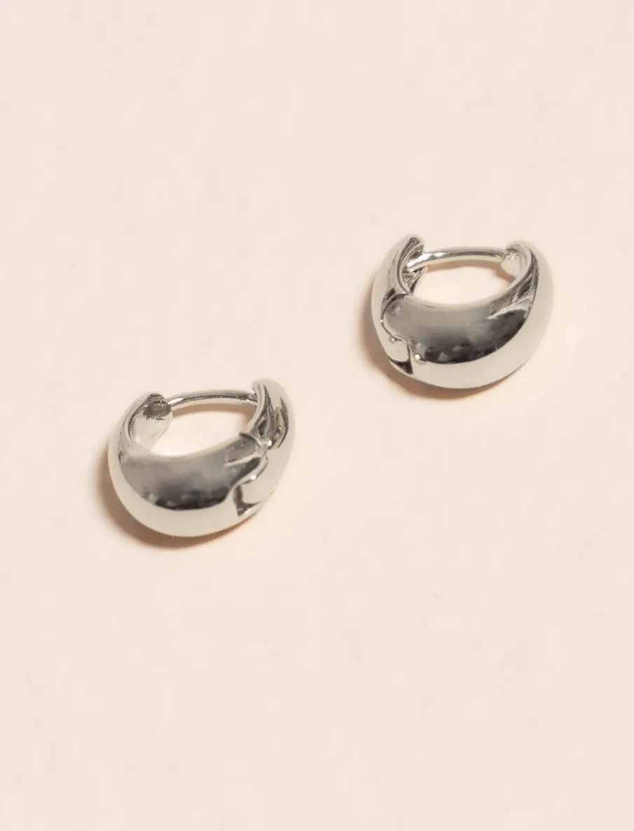 Thick Hoop Earrings