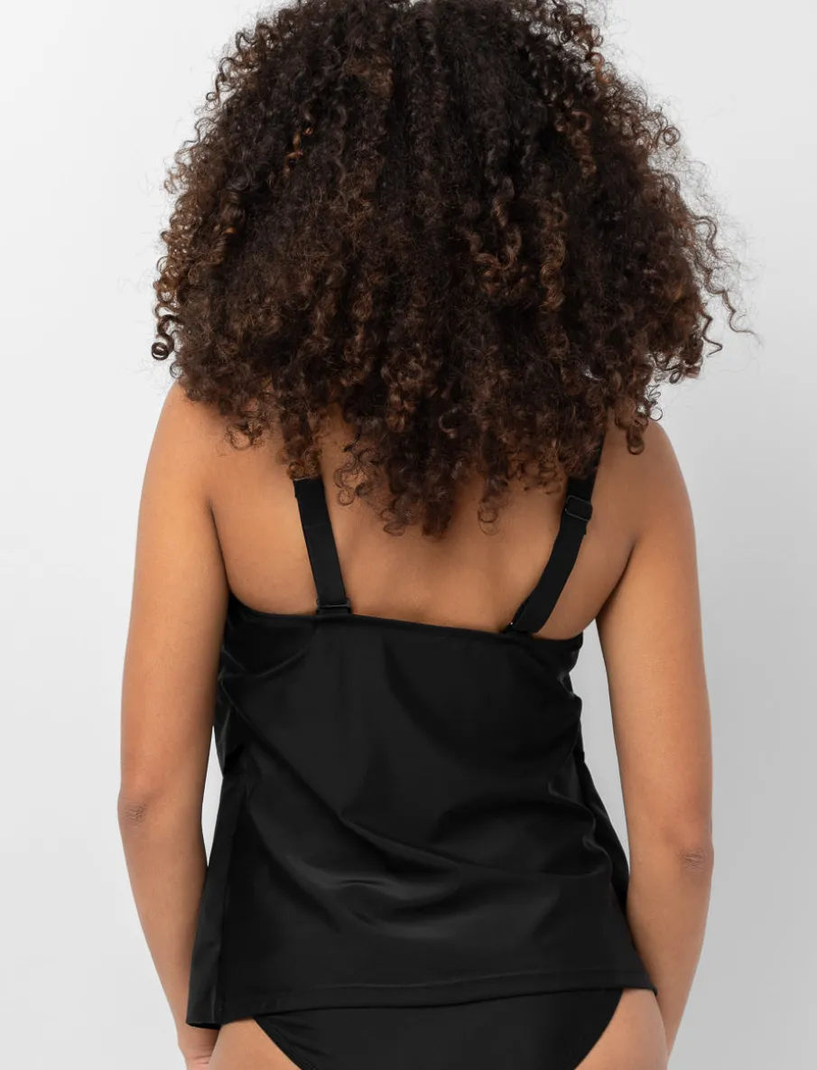 Tiered Ruffle Tankini Top