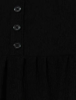 Tie-strap Textured Dress