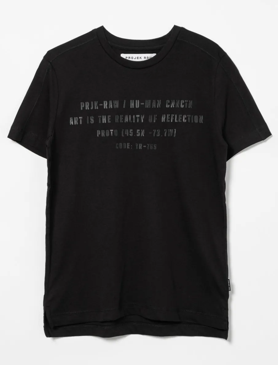 Tone-on-tone Printed T-shirt