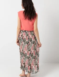 Tropical Print Skirt