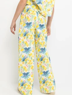 Tropicana Elastic Waistband Trousers