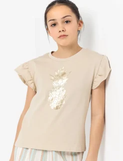 Tropicana Pineapple Print T-shirt