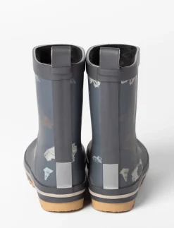 Truck Lined Rain Boots - Little Boy