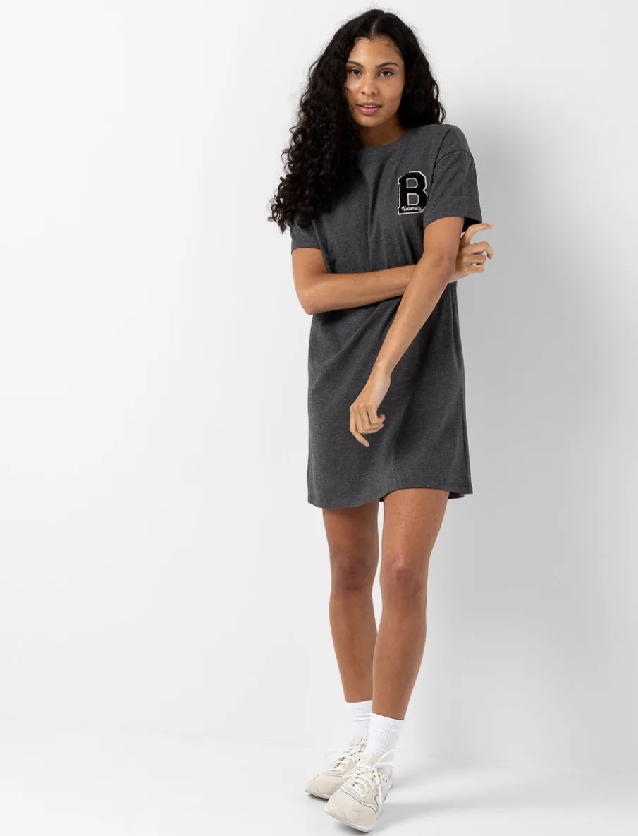 T-shirt Dress with LA Embroidery