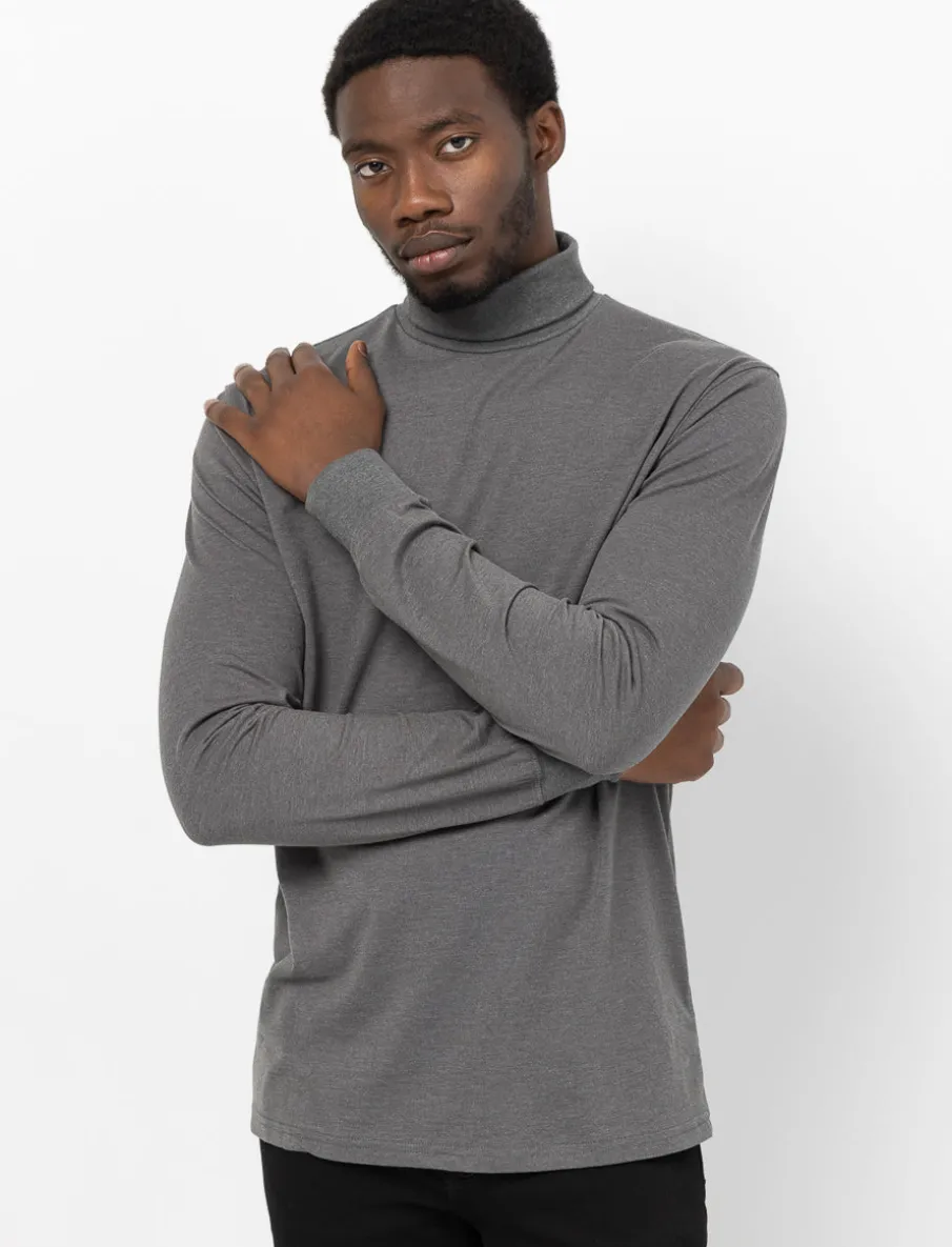 Turtleneck T-shirt