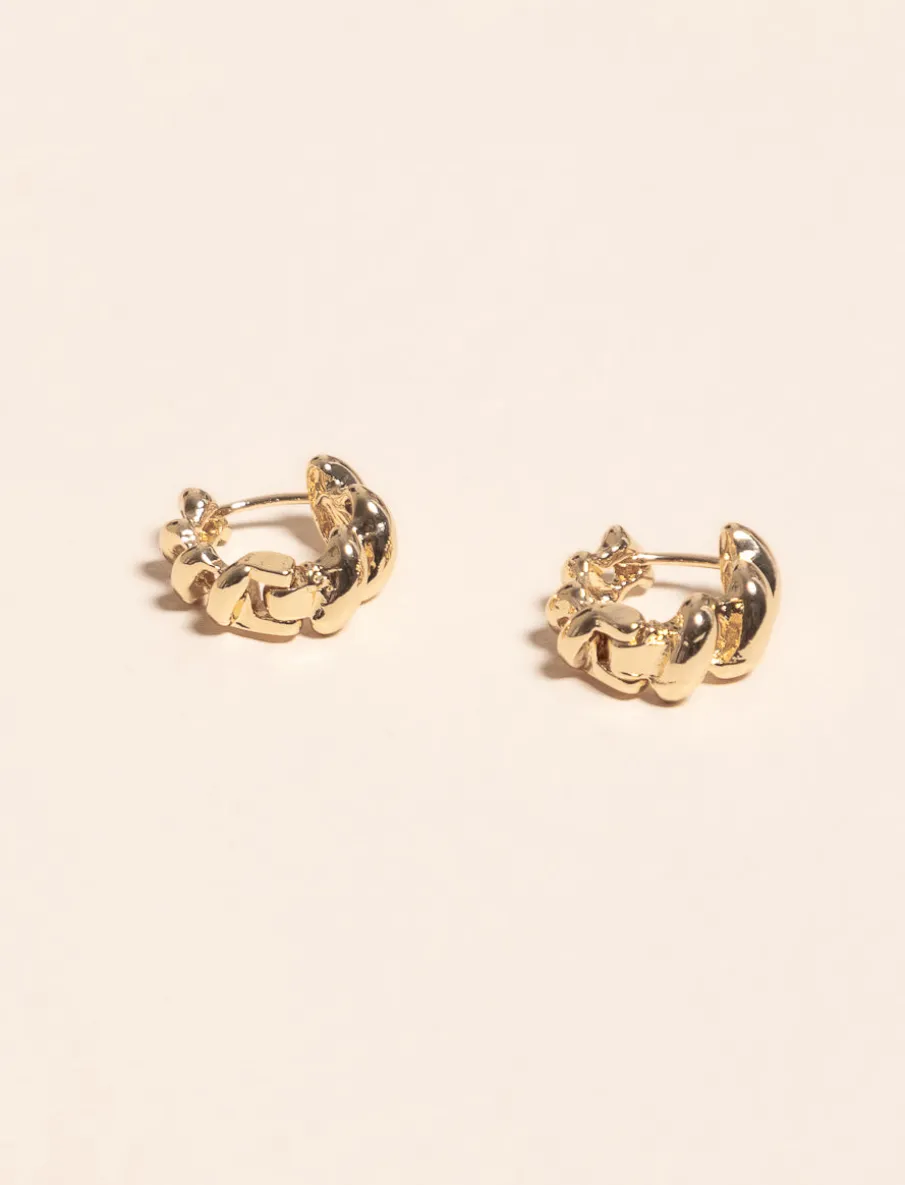 Twisted Hoop Earrings