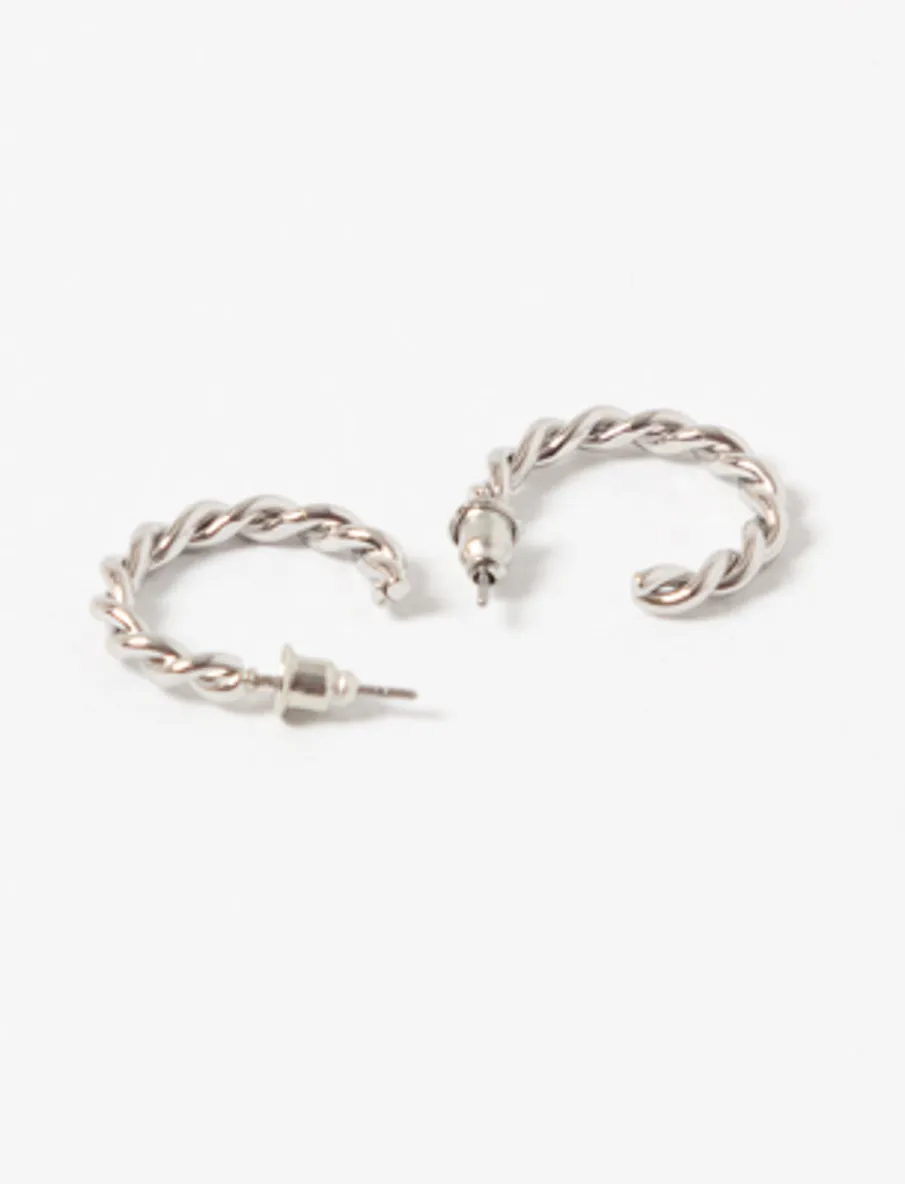 Twisted Hoop Earrings
