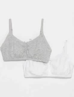 Two Solid Bralettes