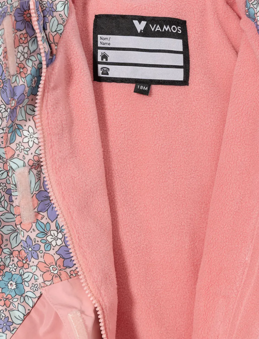 Two-Piece Fleece-Lined Rain Suit - Little Girls