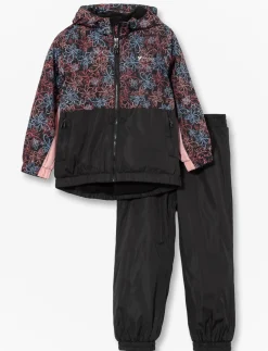 Two-Piece Fleece-Lined Rain Suit - Little Girls