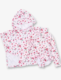 Two-Piece Swimsuit with Matching Hooded Towel