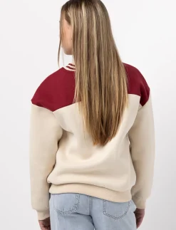 Two-tone Varsity-style Sweater