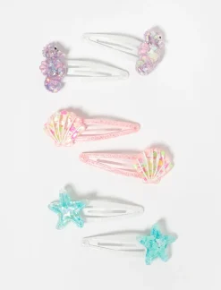 Variety Hair Clips - Pack of 6
