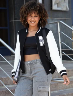Varsity Jacket with Logo