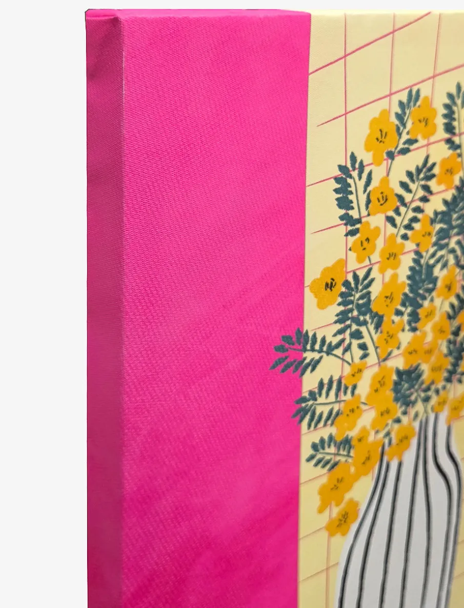 Vase and Flowers Canvas Print