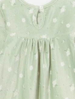 Velvet Dress with Tights and Headband - Little Girl