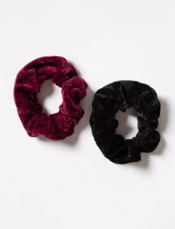 Velvet Scrunchies - Pack of 2