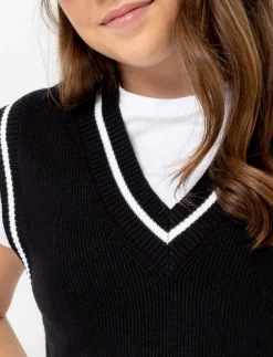 V-neck Knit Vest